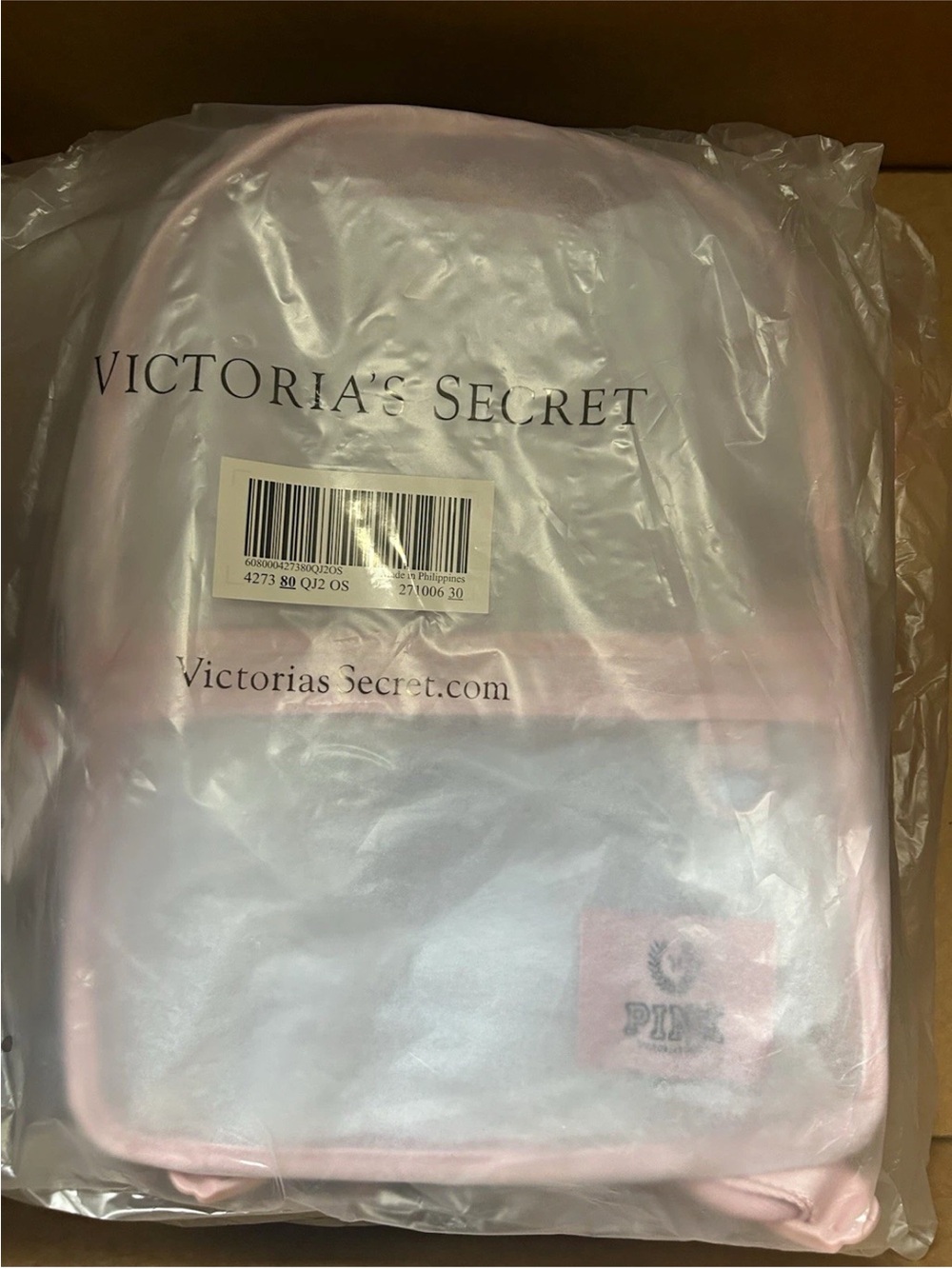 PINK Victoria's Secret Light Pink Mini Backpack